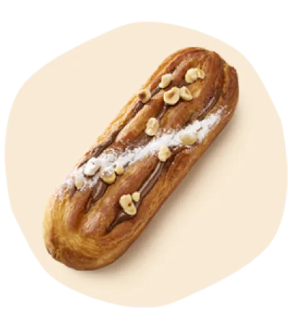 Paille dorée nutella