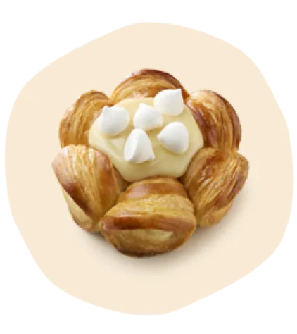 Fleur de Croissant Cremeux Citron