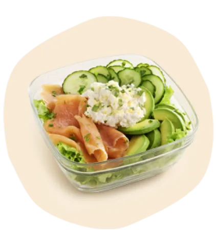 Salade Saumon Avocat